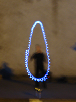 Leuchtdiabollo mit LED